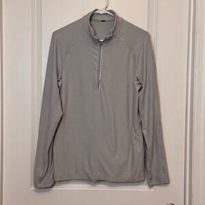 lululemon athletica Gray Zip Up Sweater